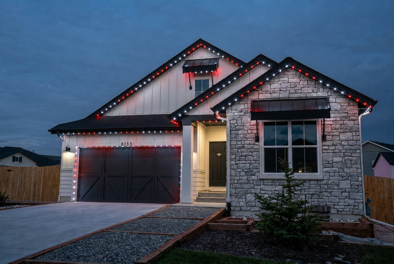Permanent Roofline Lighting after